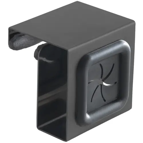 Porte-serviette, pour accrocher, carr&eacute;, argent/gris - Metaltex photo du produit