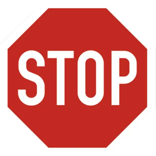 Plaque de signalisation &laquo; STOP &raquo; - Exacompta photo du produit