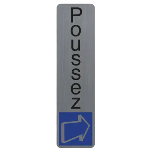 Plaque de signalisation &laquo; Homme &raquo; - Exacompta photo du produit