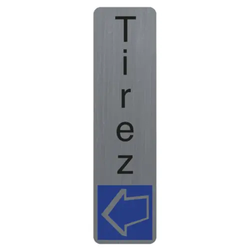 Plaque de signalisation &laquo; Homme &raquo; - Exacompta photo du produit