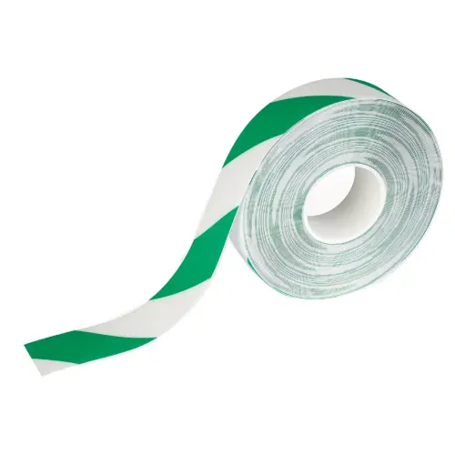 Bande de marquage au sol DURALINE STRONG, vert/blanc - Durable photo du produit