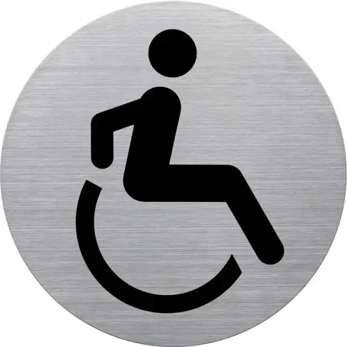 Pictogramme 'the badge' interdiction de fumer, argent - Helit photo du produit