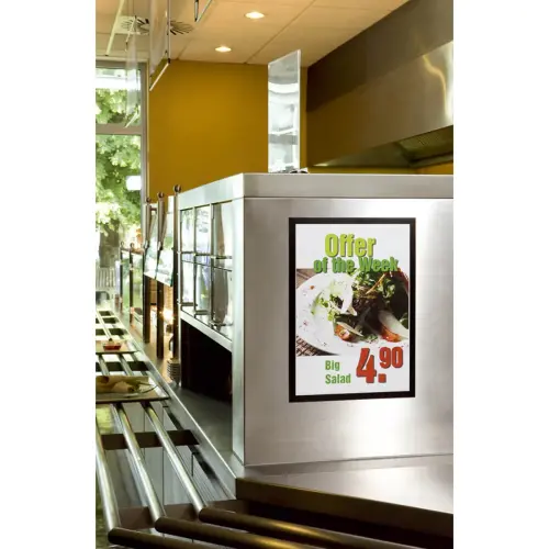 Cadre d'affichage magnétique DURAFRAME A3 rouge - Durable photo du produit
