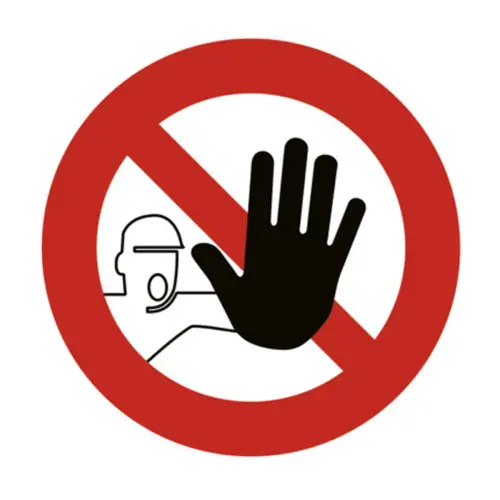 Plaque de signalisation « Accès interdit » - Exacompta photo du produit
