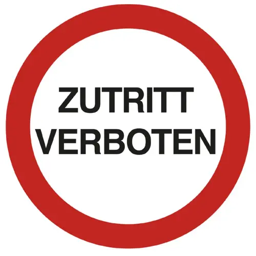 Plaque de signalisation « Accès interdit » - Exacompta photo du produit