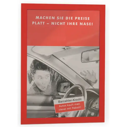 Cadre d'affichage magnétique DURAFRAME, A4, vert - Durable photo du produit
