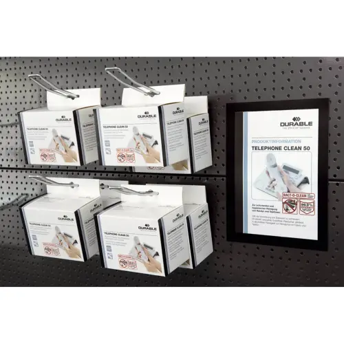 Cadre d'affichage magnétique DURAFRAME, A5, argent - Durable photo du produit