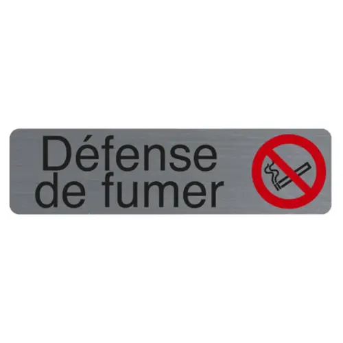 Plaque de signalisation 'Espace non fumeurs' - Exacompta photo du produit