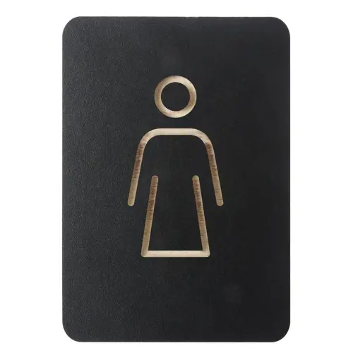 Pictogramme 'WC hommes & femmes', noir - Europel photo du produit