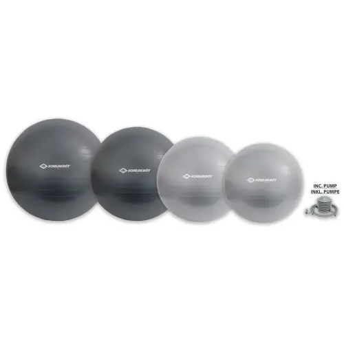 Ballon de gymnastique, diamètre:850 mm,anthracite - Schildkröt photo du produit