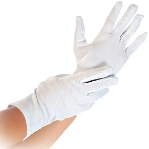Gants en coton Blanc - XL - Blanc - Hygostar photo du produit