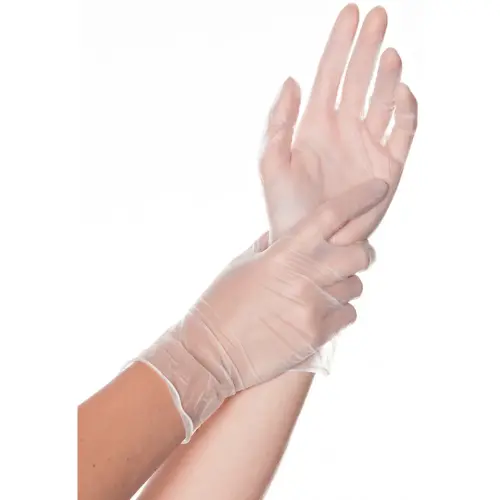Gants en vinyle 'CLASSIC', XL, blanc - Hygostar photo du produit