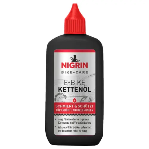 Huile pour chaîne de vélo électrique Bike-Care, 100 ml - Nigrin photo du produit