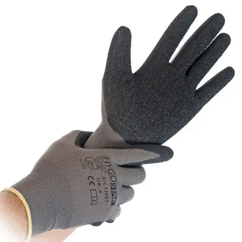 Gants de travail Skill, L, gris/noir - Hygostar photo du produit