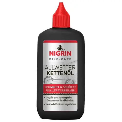 Huile pour chaîne Bike-Care toutes saisons, 100 ml - Nigrin photo du produit