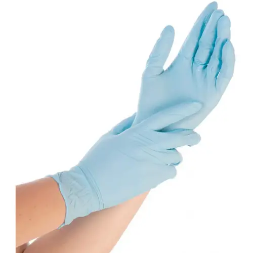 Gants nitrile Safe Fit, S, sans poudre, bleu - Hygonorm photo du produit
