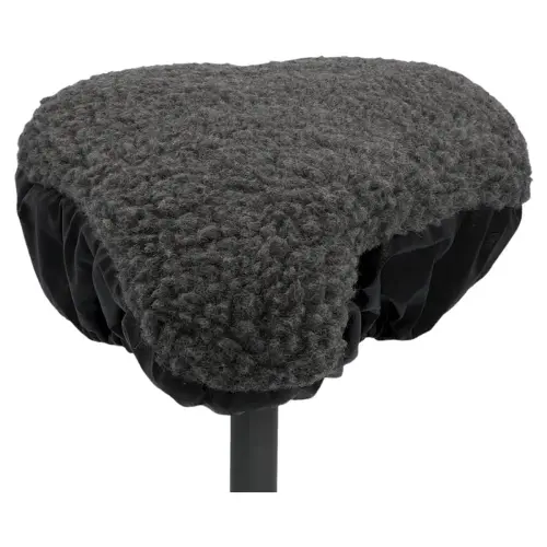 Couvre-selle de vélo, réversible, gris/noir - Fischer photo du produit