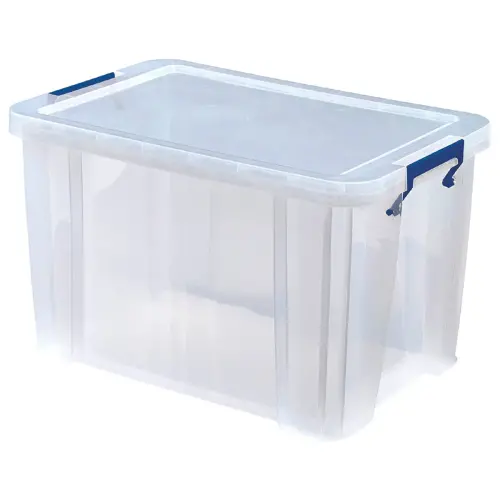 Bo&icirc;te de rangement ProStore, 26 litres, transparent - Fellowes photo du produit