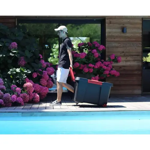 Boîte de rangement STOCK'R, 120 litres, noir - Eda Fontaine photo du produit