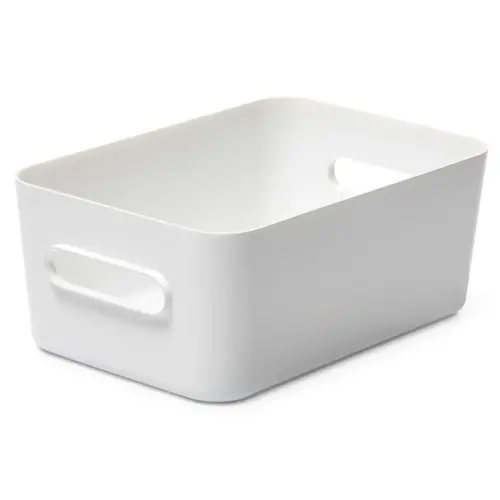 Boîte de rangement COMPACT L - 15,4 L - Blanc - Smartstore photo du produit