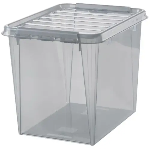 Boîte de rangement COLOUR - 46 L - Gris - Smartstore photo du produit