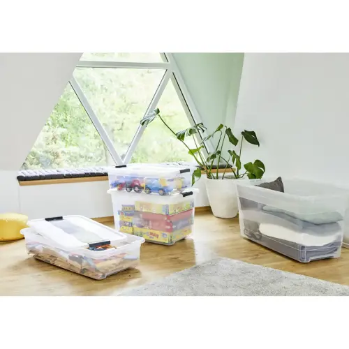 Boîte de rangement 'konrad', avec roulettes, 83 L - Keeeper photo du produit