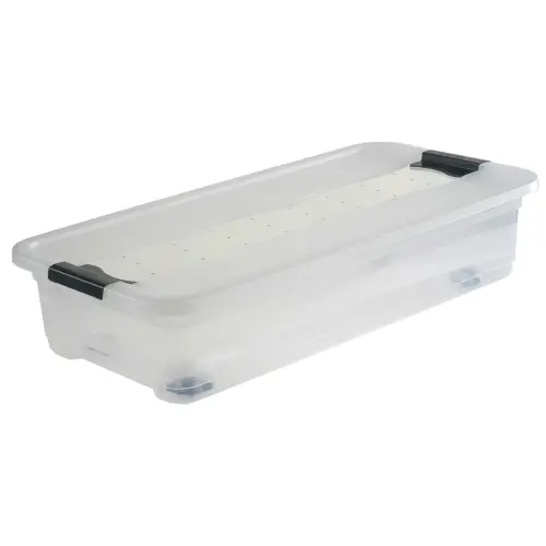 Boîte de rangement Konrad - avec roulettes - 28 L - Keeeper photo du produit