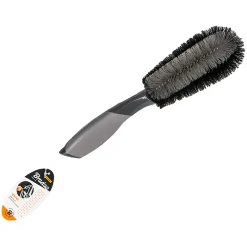 Brosse pour jantes, plastique, anthracite - Bradas photo du produit