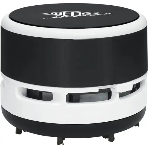 Aspirateur de table, plastique noir/blanc - Wedo photo du produit