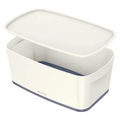 Boîte de rangement My Box, 5 litres, blanc / gris - Leitz photo du produit