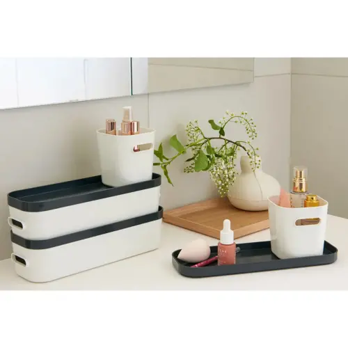 Bo&icirc;te de rangement COMPACT MINI - 0,62 L - Blanc - Smartstore photo du produit