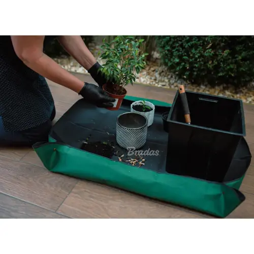 Tapis de rempotage, 660 x 660 mm, vert/noir - Bradas photo du produit