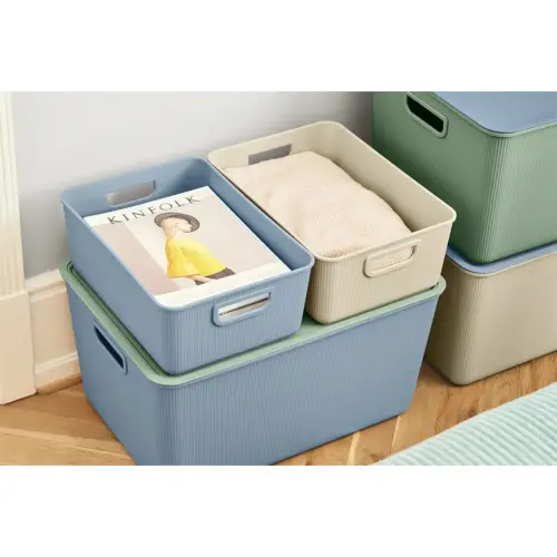 Couvercle pour boîte de rangement AKITA STORAGE M, bleu - Nhg photo du produit