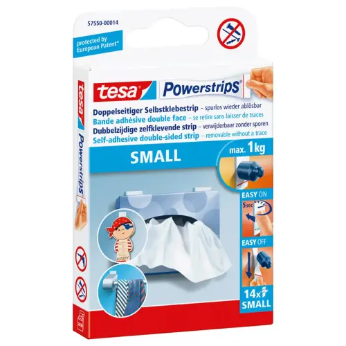 Solution de fixation, fixation: max. 1 kg - Transparent - Tesa photo du produit