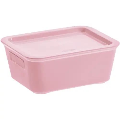 Bo&icirc;te de rangement Bella, 9,15 litres, rose clair - Cep photo du produit
