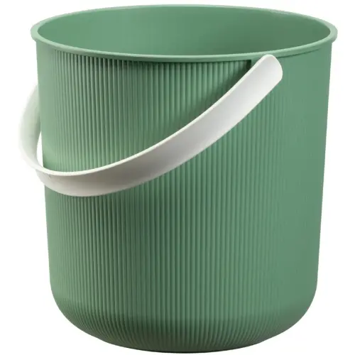 Seau de rangement AKITA, 10 litres, bleu / beige clair - Nhg photo du produit