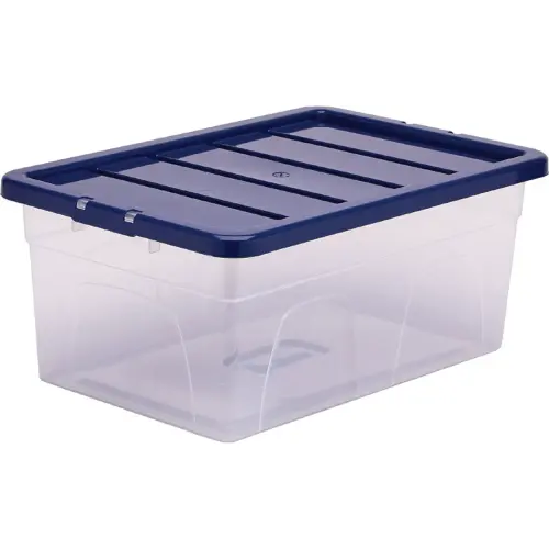 Boîte de rangement BANKERS BOX, 38 L, transparent - Fellowes photo du produit