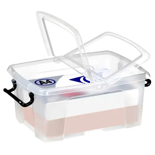 Bo&icirc;te de rangement strata, 65 litres, transparent - Cep photo du produit