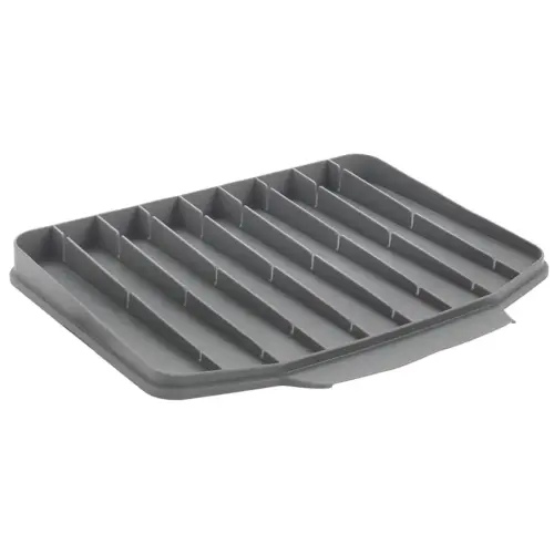 Tapis d'égouttage Gravity-Duo, caoutchouc, gris - Metaltex photo du produit