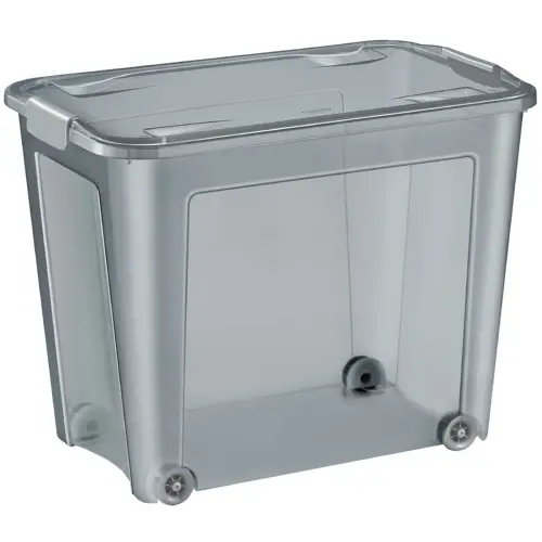 Bo&icirc;te de rangement SHADOW, avec roues, 43 litres - Cep photo du produit