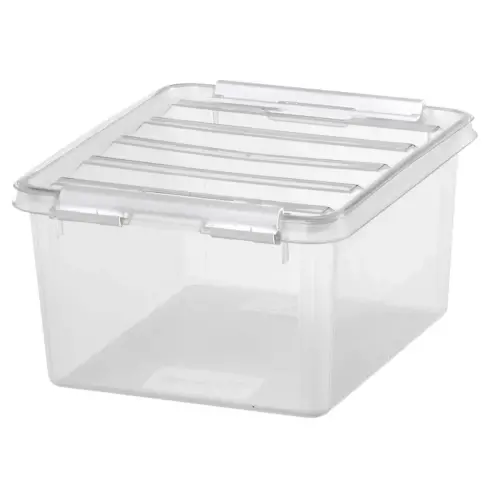 Bo&icirc;te de rangement CLASSIC 2 L - clips noirs - Smartstore photo du produit
