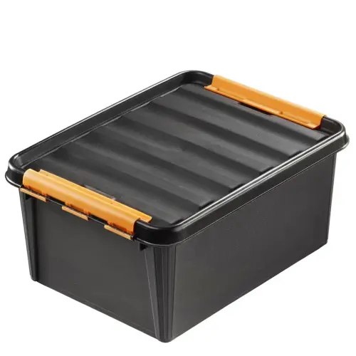 Boîte de rangement PRO - 49 L - Noir - Smartstore photo du produit