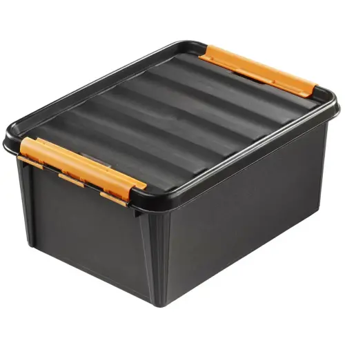 Boîte de rangement PRO - 49 L - Noir - Smartstore photo du produit