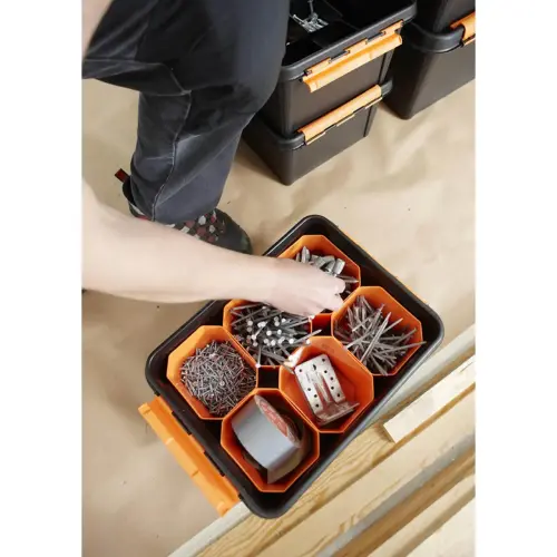 Boîte de rangement PRO - 49 L - Noir - Smartstore photo du produit