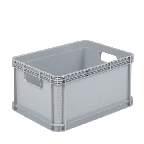 Caisse de rangement Robert - 20 L - Gris - Keeeper photo du produit