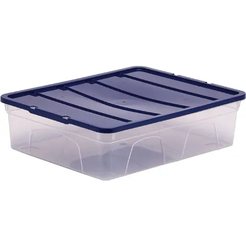 Fellowes Boîte de rangement BANKERS BOX, 12 L, transparent photo du produit