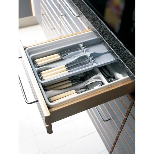 Range-couverts 'Double', argent - Plast Team photo du produit