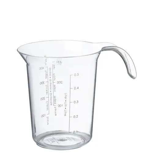Pichet mesureur 'Palermo', 0,2 litre, transparent - Plast Team photo du produit
