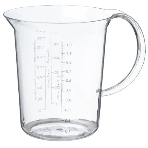 Pichet mesureur 'Palermo', 0,2 litre, transparent - Plast Team photo du produit