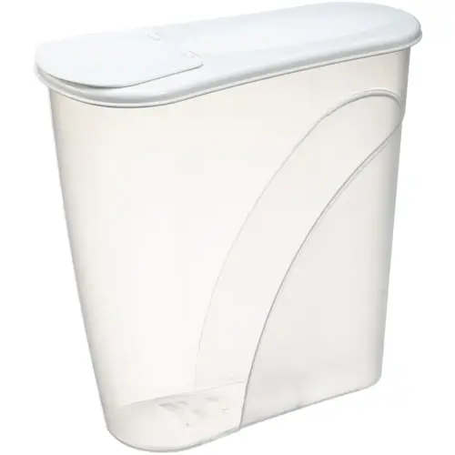 Boîte à céréales Margerit, 2,6 litres, blanc - Plast Team photo du produit